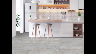 Infinity Grey Matt Glazed Porcelain Floor Tile  800 x 800mm [upl. by Laeno]