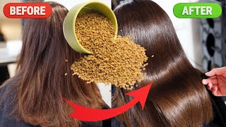 BEST DIY Fenugreek Water  Hair Mask For HAIR GROWTH amp THICK SOFT Hair😍 longhair [upl. by Body]