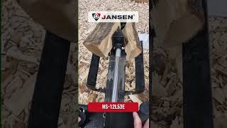 Holzspalter JANSEN® HS12L53E 12 t 53cm liegend Elektromotor 230V [upl. by Yenattirb478]