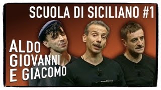 Scuola di siciliano 1 di 3  Tel chi el telun  Aldo Giovanni e Giacomo [upl. by Solracnauj]