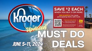 NEW FREEBIE Kroger UPDATED Must Do Deals for 65611  99 Razor Your Comments amp MORE [upl. by Alilad]