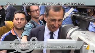 La domenica elettorale di Giuseppe Sala [upl. by Easton]