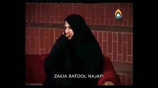 Zakira Batool Najafi  Shia Women  topic Shaitan on Hadi TV [upl. by Bogusz115]