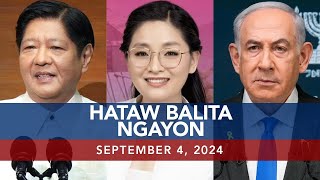 UNTV Hataw Balita Ngayon  September 4 2024 [upl. by Cantu]