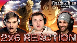 Attack On Titan 2x6 Reaction quotWarriorsquot [upl. by Zorah743]