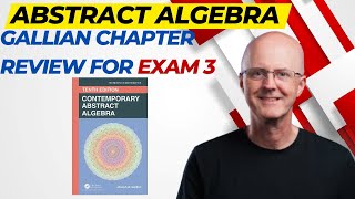 Abstract Algebra Review for Exam 3 [upl. by Yeoz561]