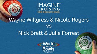 World Indoor Bowls Championship 2024 WWillgress amp NRogers vs NBrett amp JForrest  Day 9 Match 3 [upl. by Amuh]