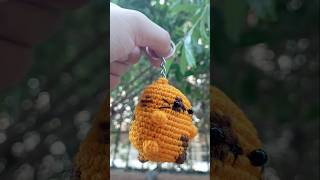 Crochet cat keychain cat catlover kitten cute trending crochet ytshorts youtubeshorts [upl. by Town]