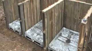 Compost bins made of pallets  How to [upl. by Lledor]