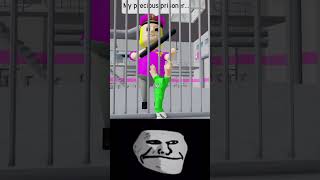 Roblox IQ Moment Troll Face Meme shorts [upl. by Ttenaj]