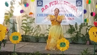 Maam Mibi presenting dance on DDPS children day [upl. by Rubi861]