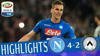 Napoli  Udinese 42  Highlights  Giornata 33  Serie A TIM 201718 [upl. by Amie]