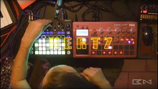 quotHertzquot Novation Circuit  Korg Electribe 2 Sampler [upl. by Euqininod]