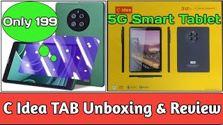 Unboxing New CIdea Tab 8GB RAM and 256GB Storage l CIdea CM815 5G Tablet Review amp Unboxing l Wifi5G [upl. by Filberte]