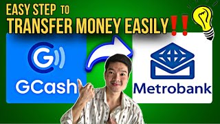 EASY STEP TO TRANSFER MONEY FROM GCASH TO METROBANK  HOW TO TRANSFER MONEY FROM GCASH TO METROBANK [upl. by Amak58]