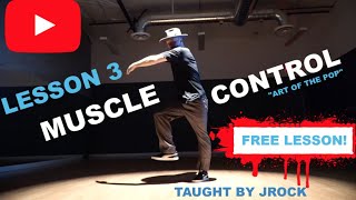 POPPING DANCE TUTORIAL MUSCLE CONTROL  POPPING DANCE FOR BEGINNERS BY JROCK [upl. by Devan]