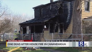 1 person dead after Canandaigua house fire 2 hospitalized [upl. by Oivatco]