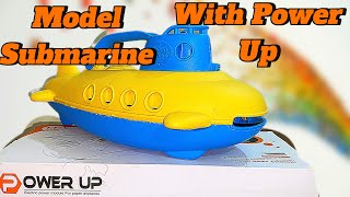 Model Submarine Boat Sink With Electric Motor Power Up  Science Experiment [upl. by Stralka]