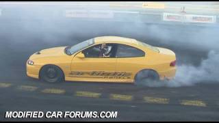 Yellow Monaro UPSET8 burnout at Easternats 2009 [upl. by Anitnatsnok]