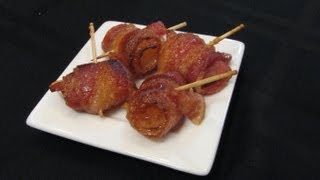 Bacon Wrapped Pineapple Bites  Lynns Recipes [upl. by Roderich649]