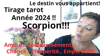 Tirage tarot lannée 2024 pour le Scorpion [upl. by Tnattirb662]