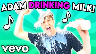 ADAM DRINKIN MILK SONG 🎶🥛 Official LankyBox Music Video [upl. by Geller]