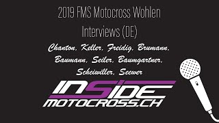 2019 FMS Inter Rd1 Wohlen  Interviews DE [upl. by Esorylime317]