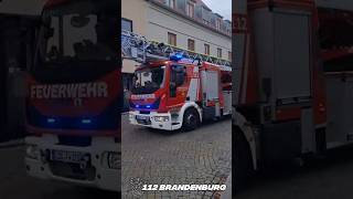 DLAK 2312 der FF LübbenStadt auf Einsatzfahrt zu einem gemeldeten Gebäudebrand🚒📷🚨 feuerwehr [upl. by Olsson]