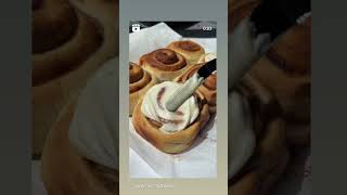 Cinnamon Rolls 😌 trending reels food foryou [upl. by Raffin721]