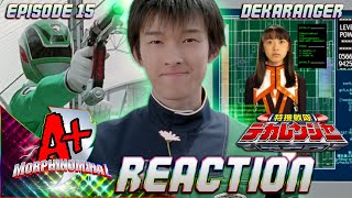 Tokusou Sentai Dekaranger Episode 15 REACTION [upl. by Enidan]