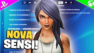 VOCÊ PRECISA DESSA SENSIBILIDADE no FORTNITE MELHOR CONFIGURAÇÃO para CONTROLE PS4PS5XBOX [upl. by Nnylakcaj491]