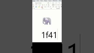 🐘 Elephant Symbols in Word  Keyboard Shortcut WordSymbols ElephantSymbol InsertSymbol WordMagic [upl. by Esereht]