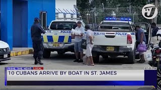 10 Cubans Arrive by Boat in St James  TVJ News [upl. by Iruahs]