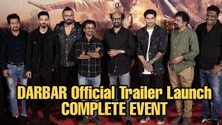 Darbar Official Trailer Launch  Complete Event  Rajinikanth Suneil Shetty Anirudh [upl. by Ynnaf]