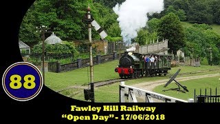 Fawley Hill Railway  Open Day  Steepest Railway in Britain  17062018 [upl. by Aneehsirk]