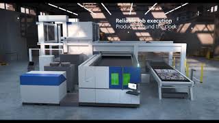 • TRUMPF Laser cutting TruLaser 3030 fiber – Highperformance production cell [upl. by Valentine147]