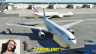 7Hour TRANSATLANTIC Flight in Microsoft Flight Simulator with ATC A330 CDGYUL [upl. by Ayotl982]