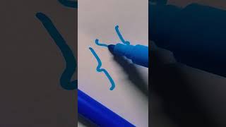 Comment your letter 🥰  Easy Lettering satisfying shorts youtubeshorts [upl. by Nedah]