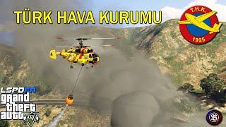 YANGIN SÖNDÜRME HELİKOPTERİ KAMOV İLE SU TAŞIDIK  GTA 5 İTFAİYE MODU 4 [upl. by Anaiviv]