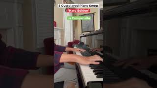 5 Overplayed Piano Songs but hard [upl. by Eilram]