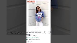 Meesho 😱best oversized Tshirt meesho meeshow ytshorts viral trending tshirts viralmeeshohaul [upl. by Ahsaenat]