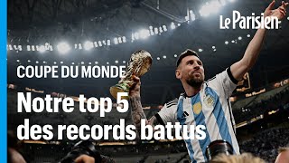 Mondial 2022  la Coupe du monde de tous les records voici notre top 5 [upl. by Eolanda]