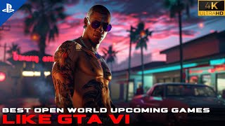 Best Open  World Upcoming Games Like GTA [upl. by Xineohp]