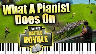 WHAT A PIANIST DOES ON FORTNITE Fortnite Trolling [upl. by Eilyab928]