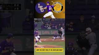 MLB Draft 2023 Pittsburgh Pirates First Pick Paul Skenes  LSU Highlights [upl. by Ylreveb]