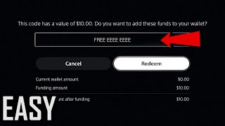 How to Redeem PSN CODES in 60 seconds 2023 Working [upl. by Anhcar]