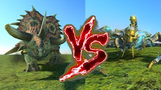 Feral Stegadon VS Tomb Scorpion Total War Warhammer 3 [upl. by Ellainad]