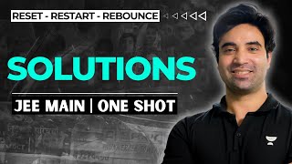 Solutions One Shot  JEE Main 2024  RRR  Mohit Ryan Sir [upl. by Arima404]