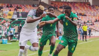 Nigeria Vs Guinea Bissau 01  Goal And Match Highlights  Afcon 2023 Qualifiers  Group Table [upl. by Eimme]