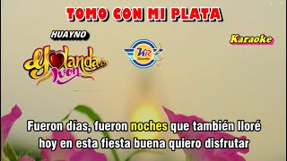 TOMO CON MI PLATA D HUAYNO  Yolanda Ivon  KARAOKE [upl. by Libbey348]